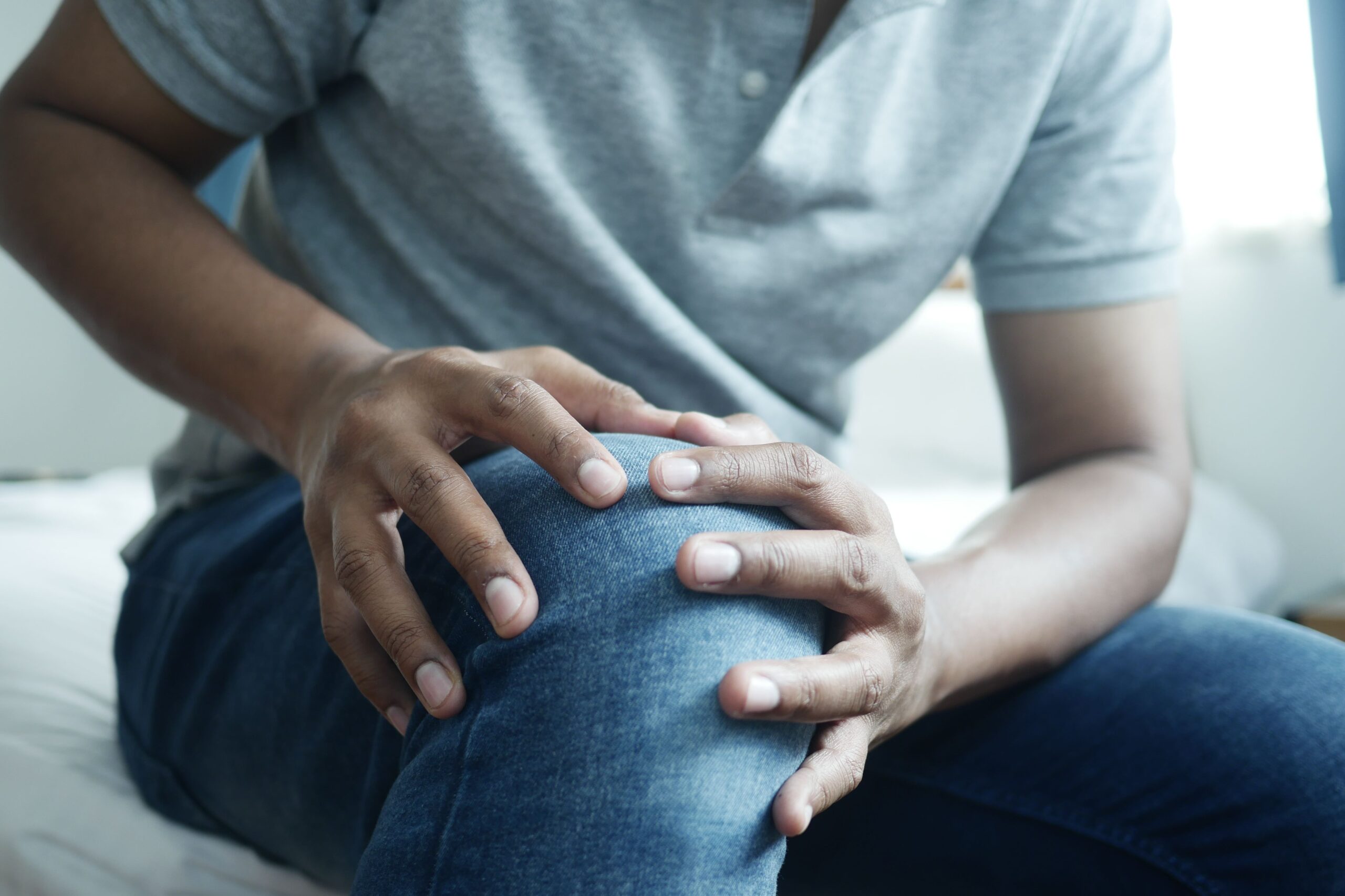 Knee injury after a car accident